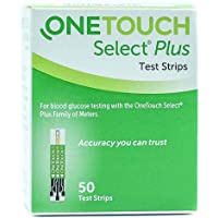 One touch Select Plus Blood Glucose 50 Test Strips (25 x 2)